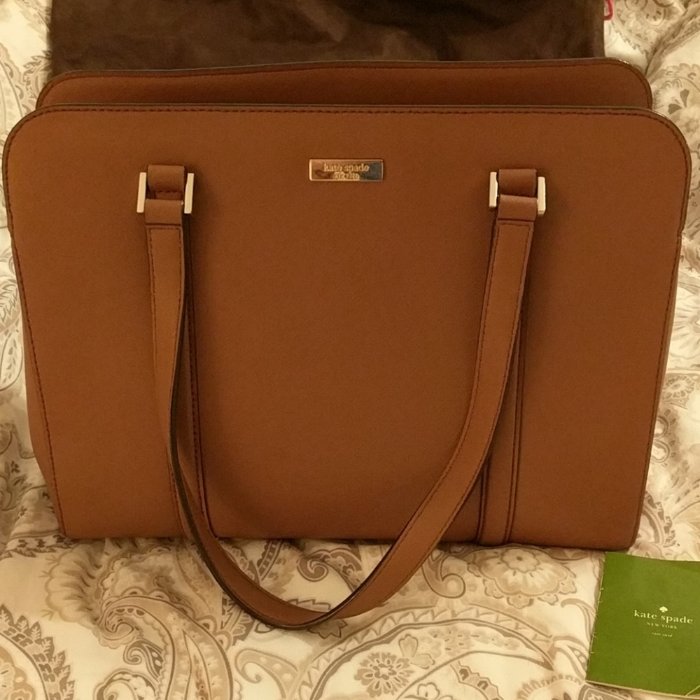 Kate Spade miles saffiano leather tote